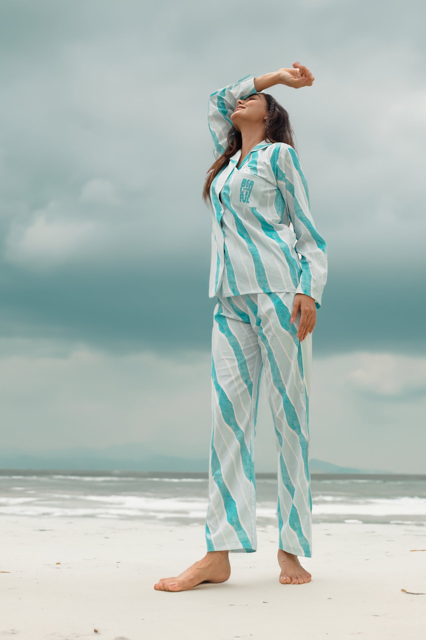 Babe in Mint Blue PJ Set House of Comfort