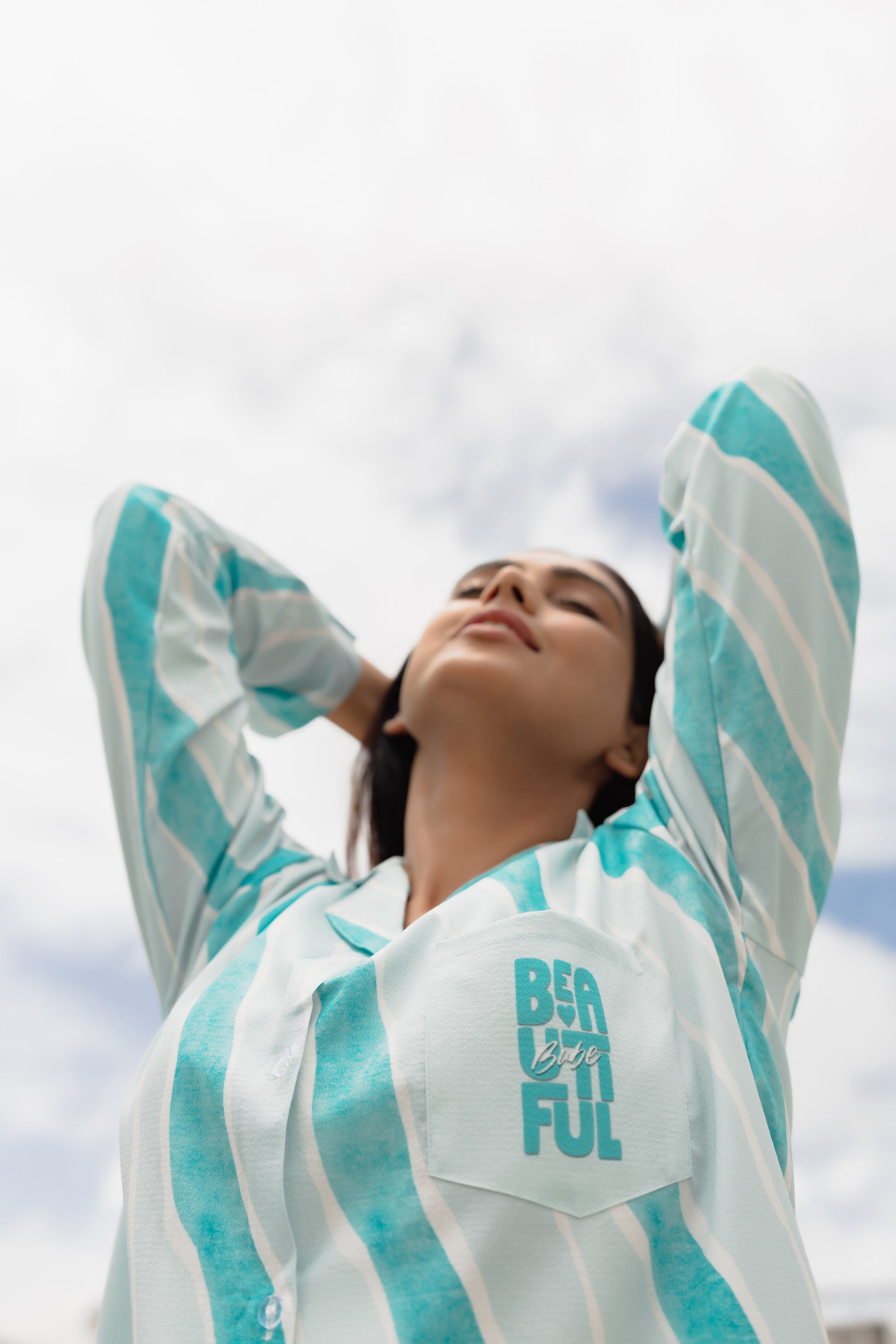 Babe in Mint Blue PJ Set House of Comfort