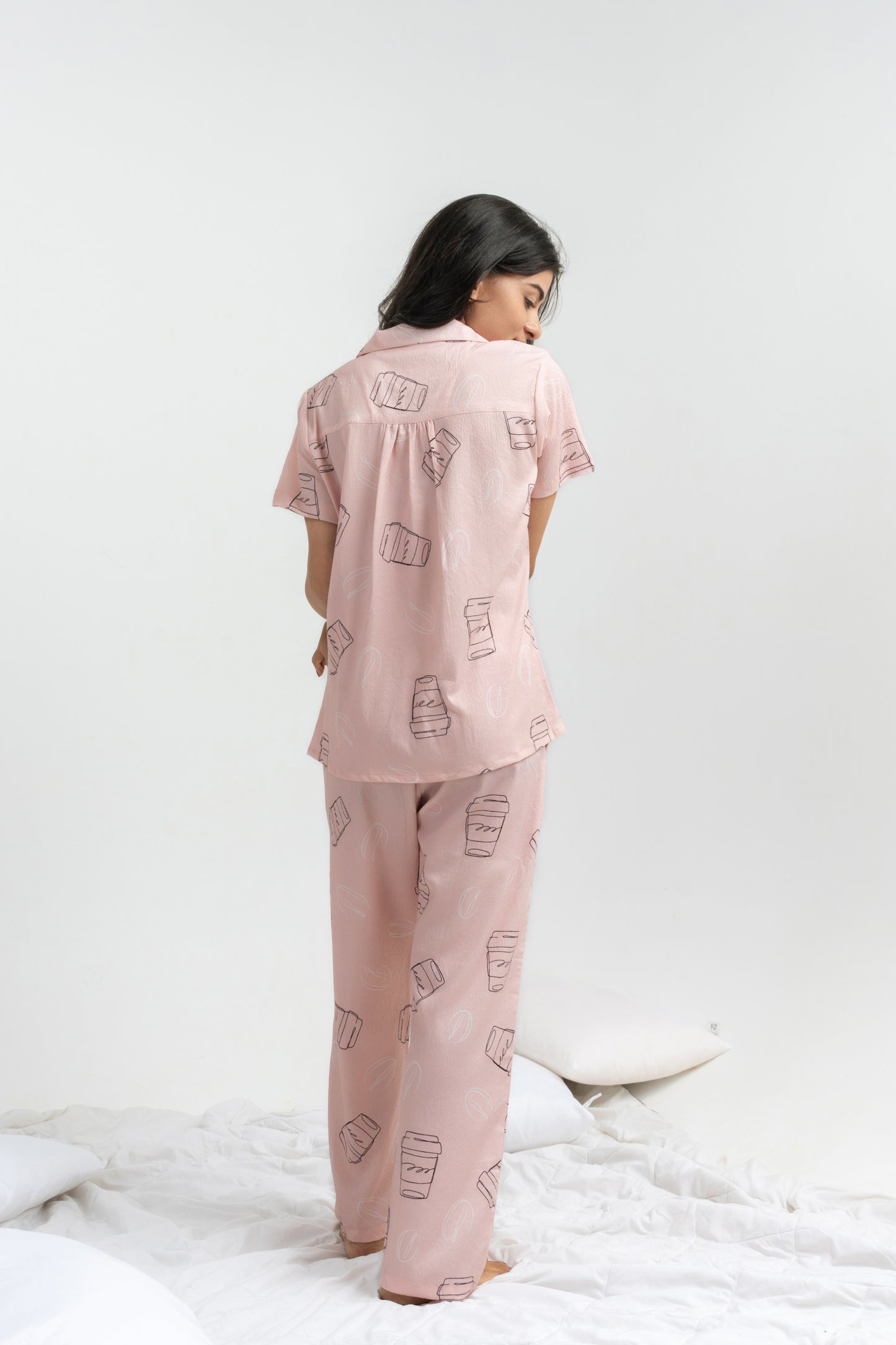 Half Human, Half Coffee PJ Set House of Comfort