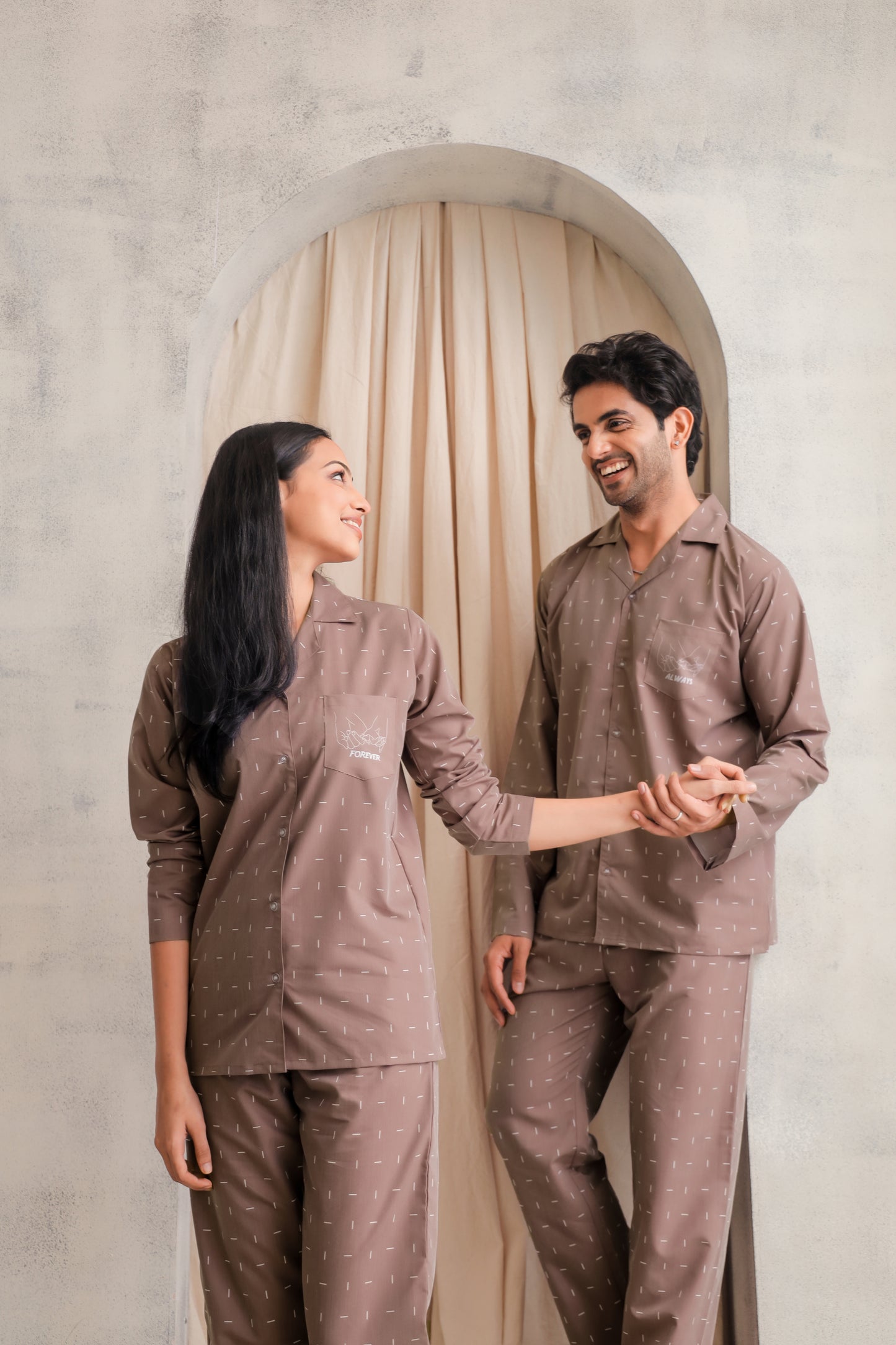 Forever & Always Couple PJ Set- Female thehouseofcomfort