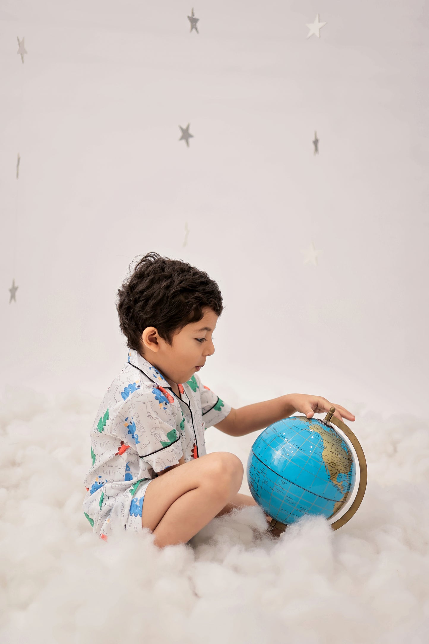 Dashing Dinos Shorts Set thehouseofcomfort