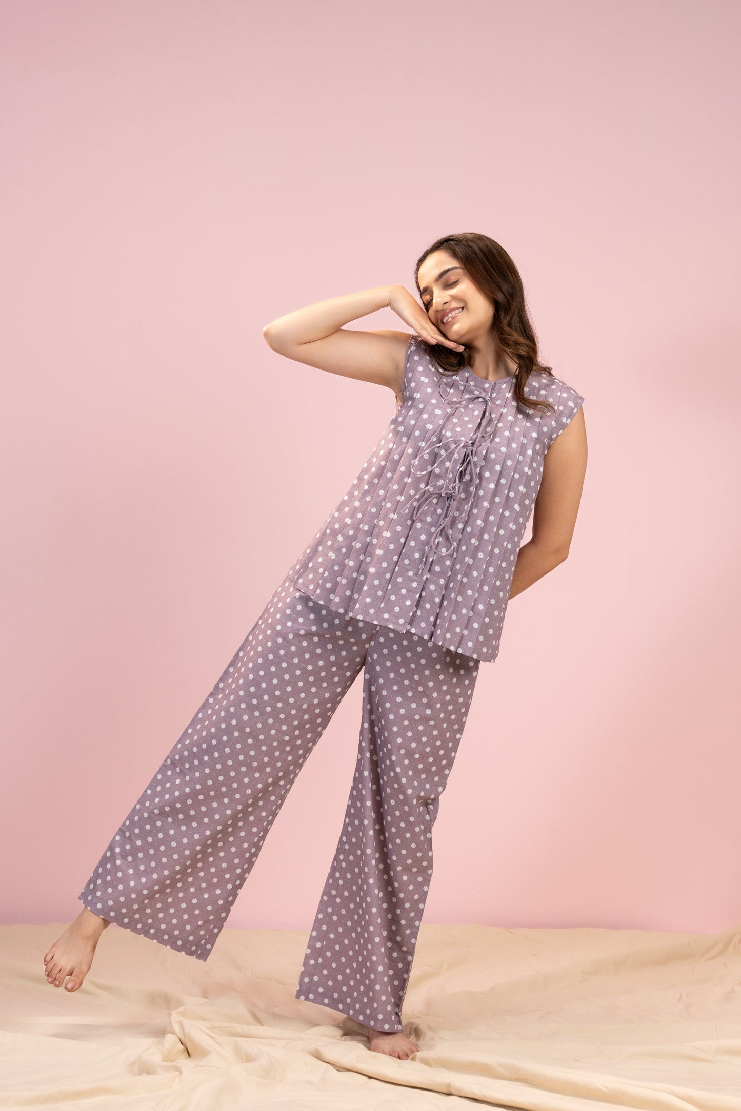 Lilac Floral PJ Set House of Comfort