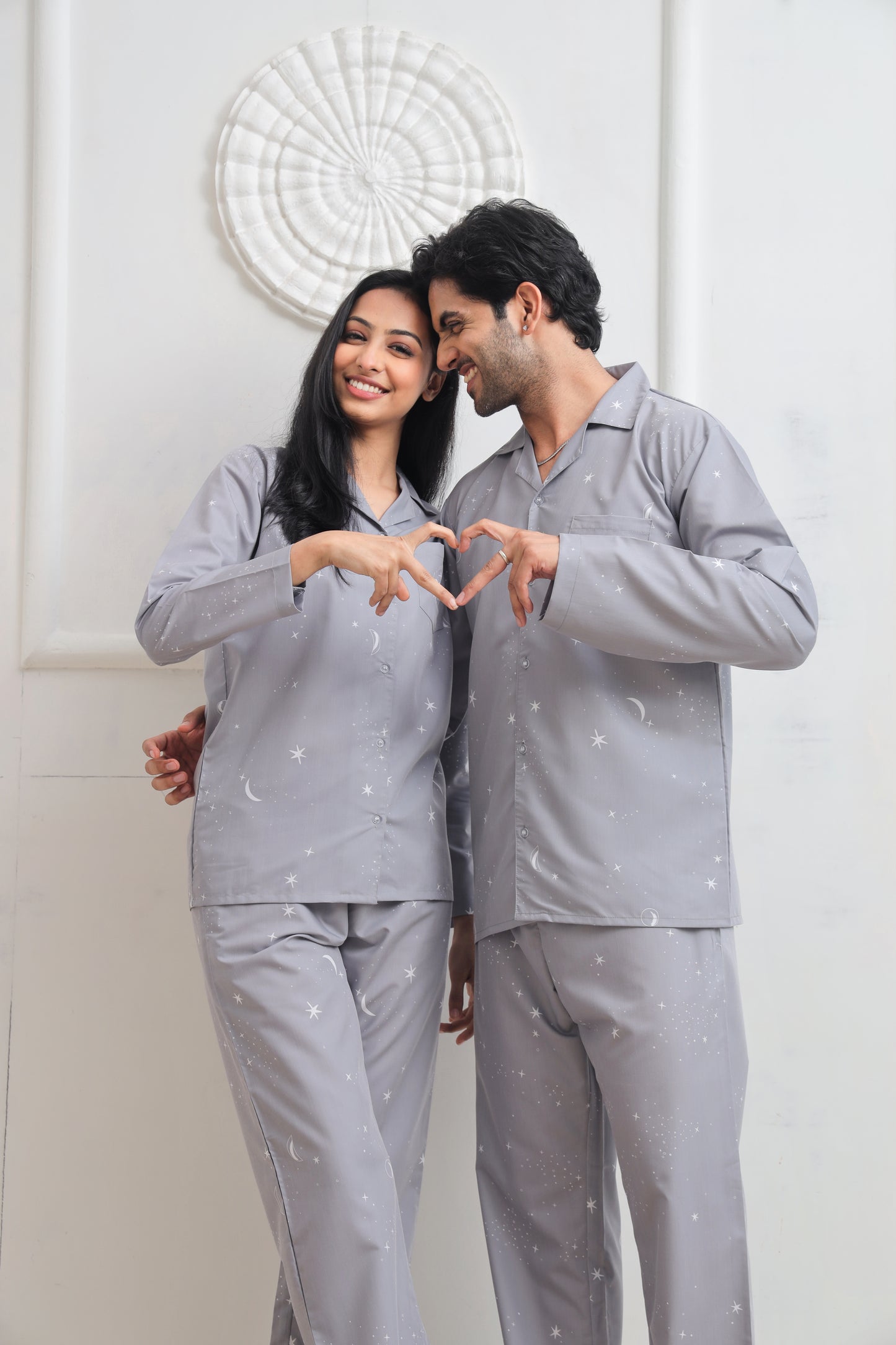 The Lovebirds Couple PJ Set-Male thehouseofcomfort