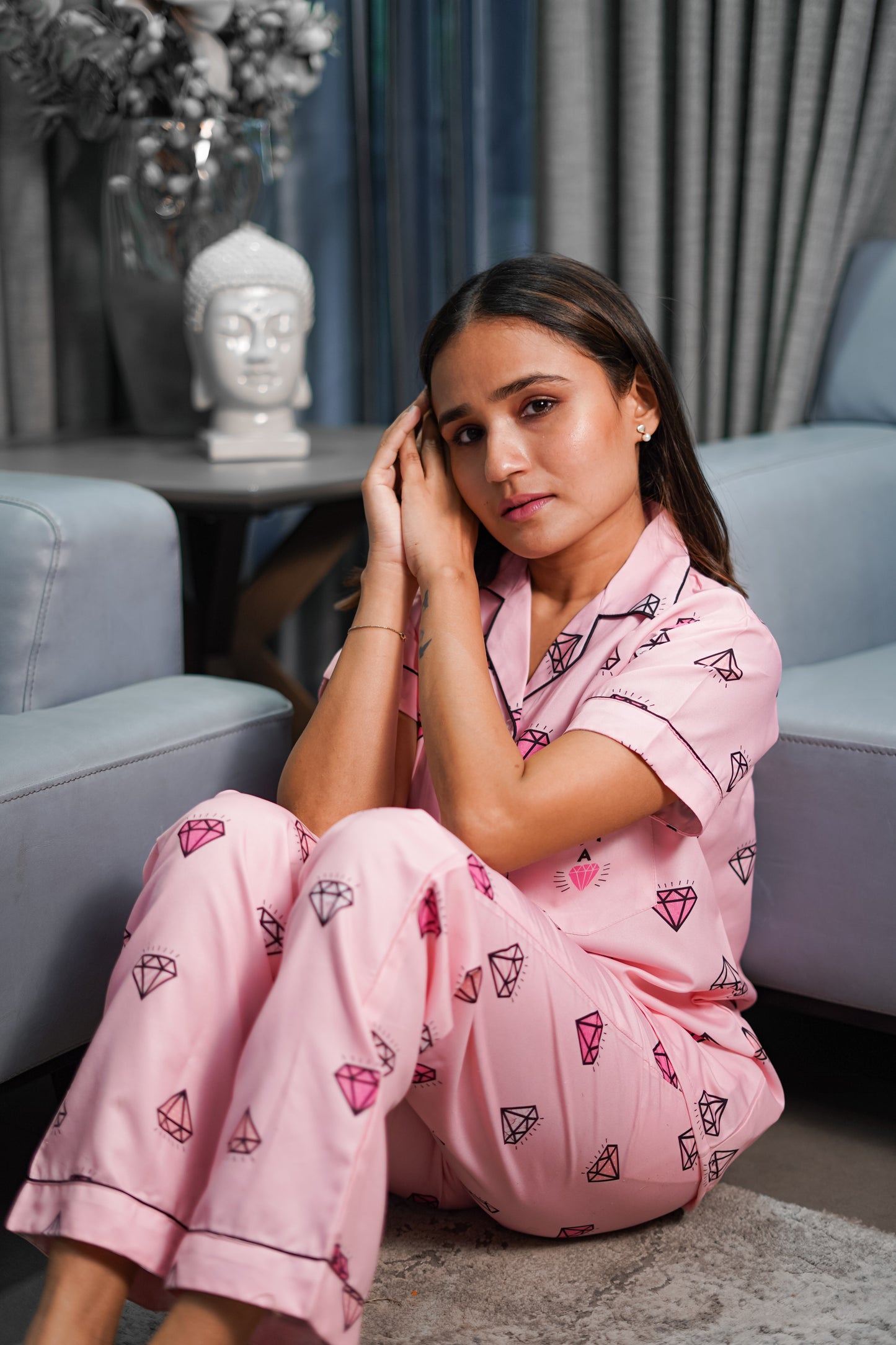 Pink I’m a Jewel PJ Set thehouseofcomfort