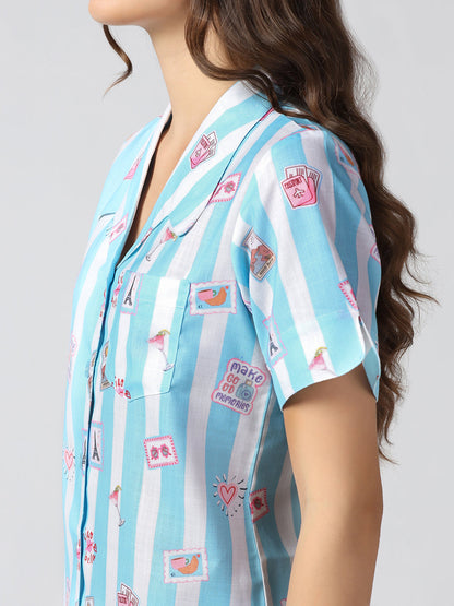 Midnight in Paris PJ Set House of Comfort