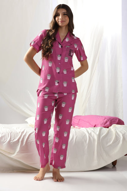 Popcorn Party PJ Set House of Comfort