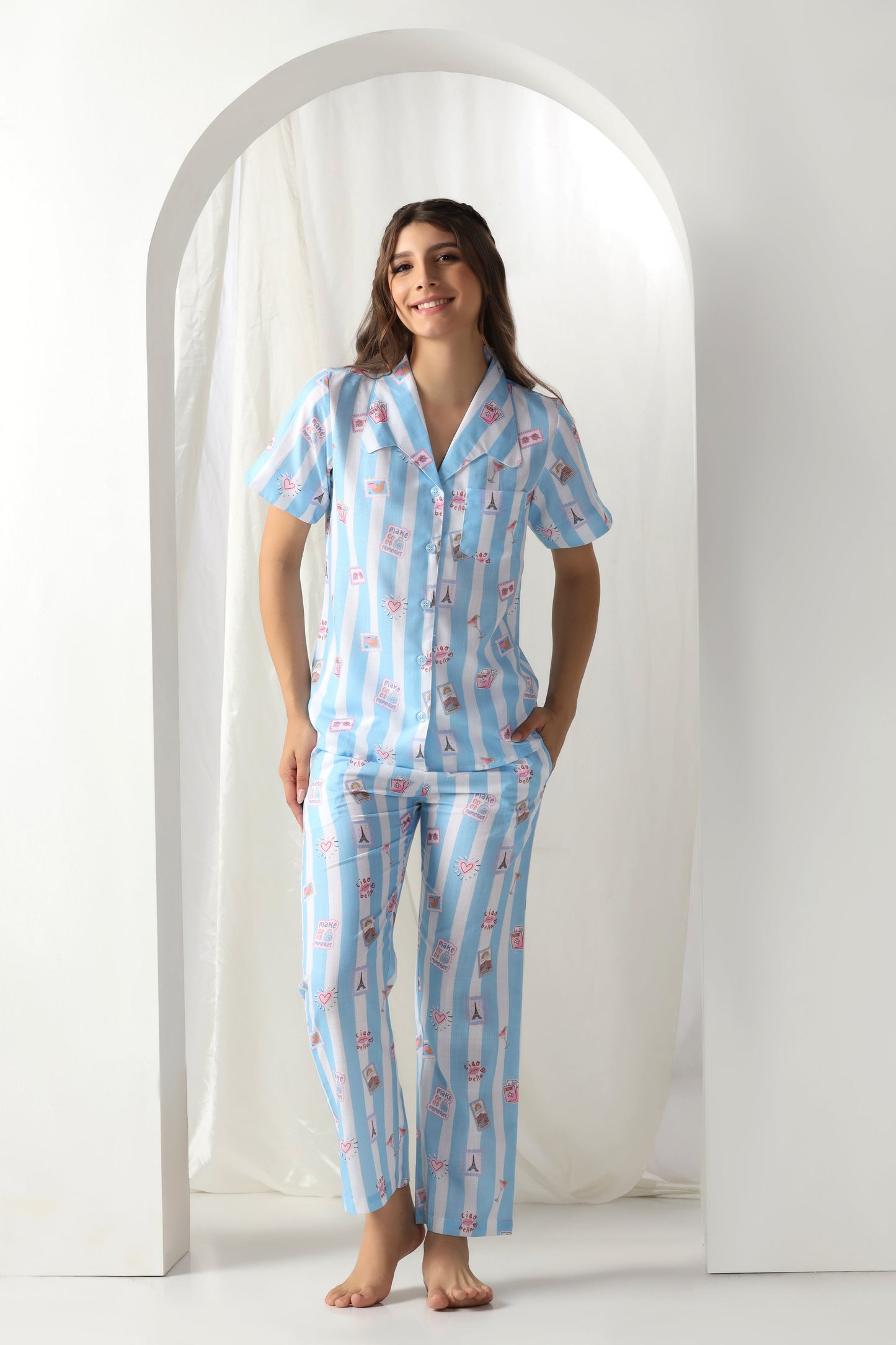 Midnight in Paris PJ Set House of Comfort