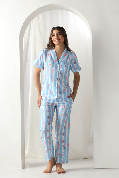 Midnight in Paris PJ Set House of Comfort