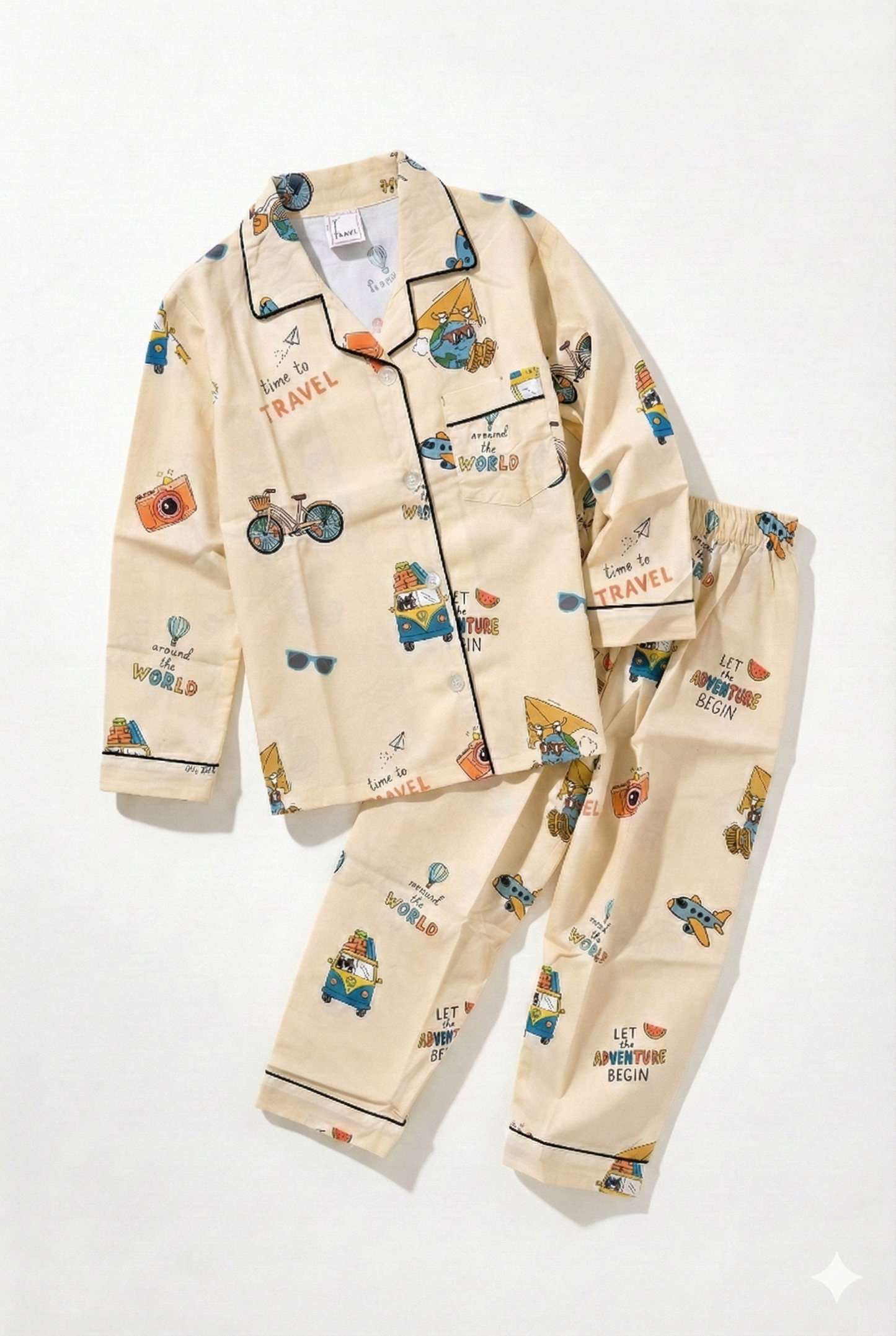 Time to Travel PJ Set House of Comfort