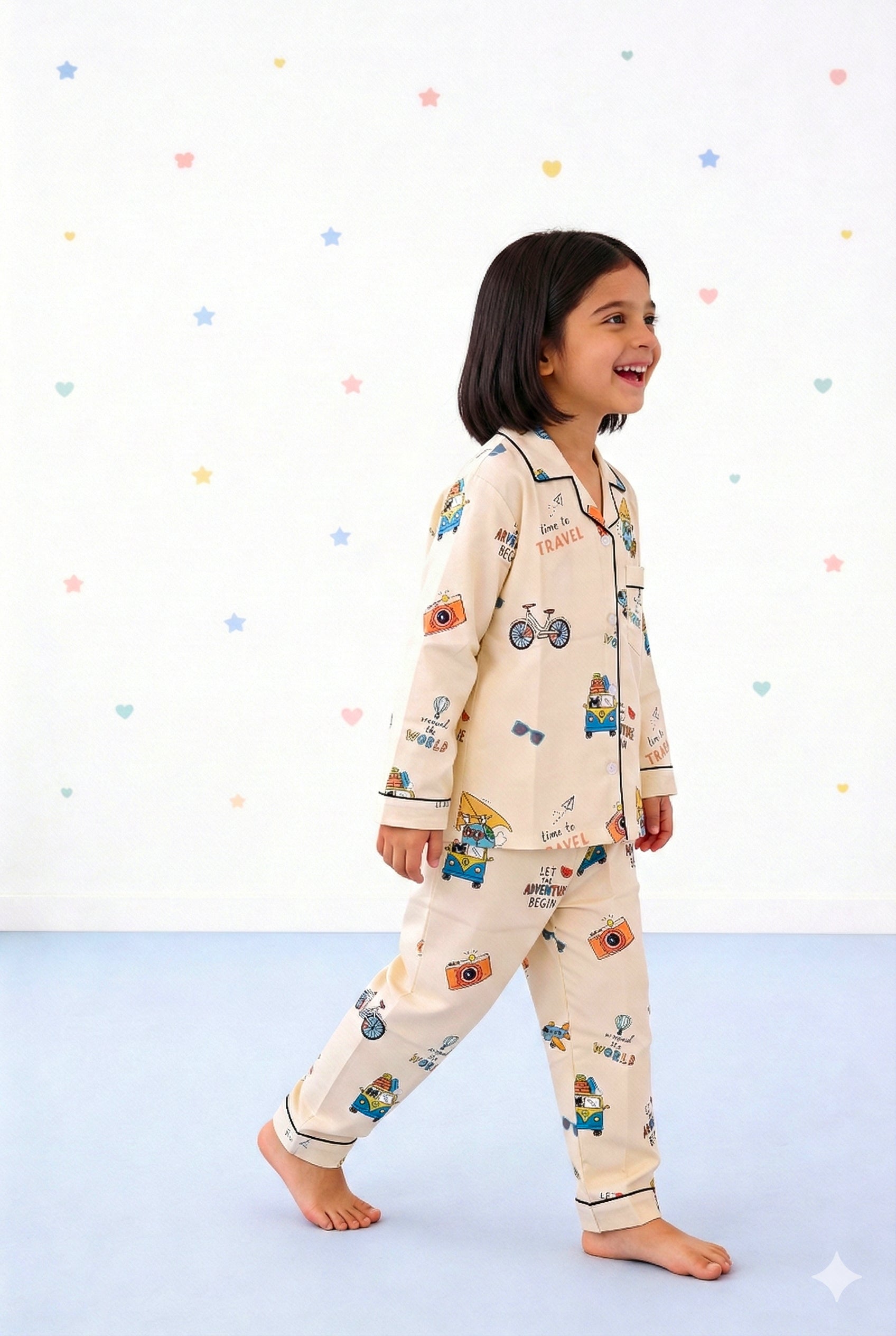 Time to Travel PJ Set House of Comfort