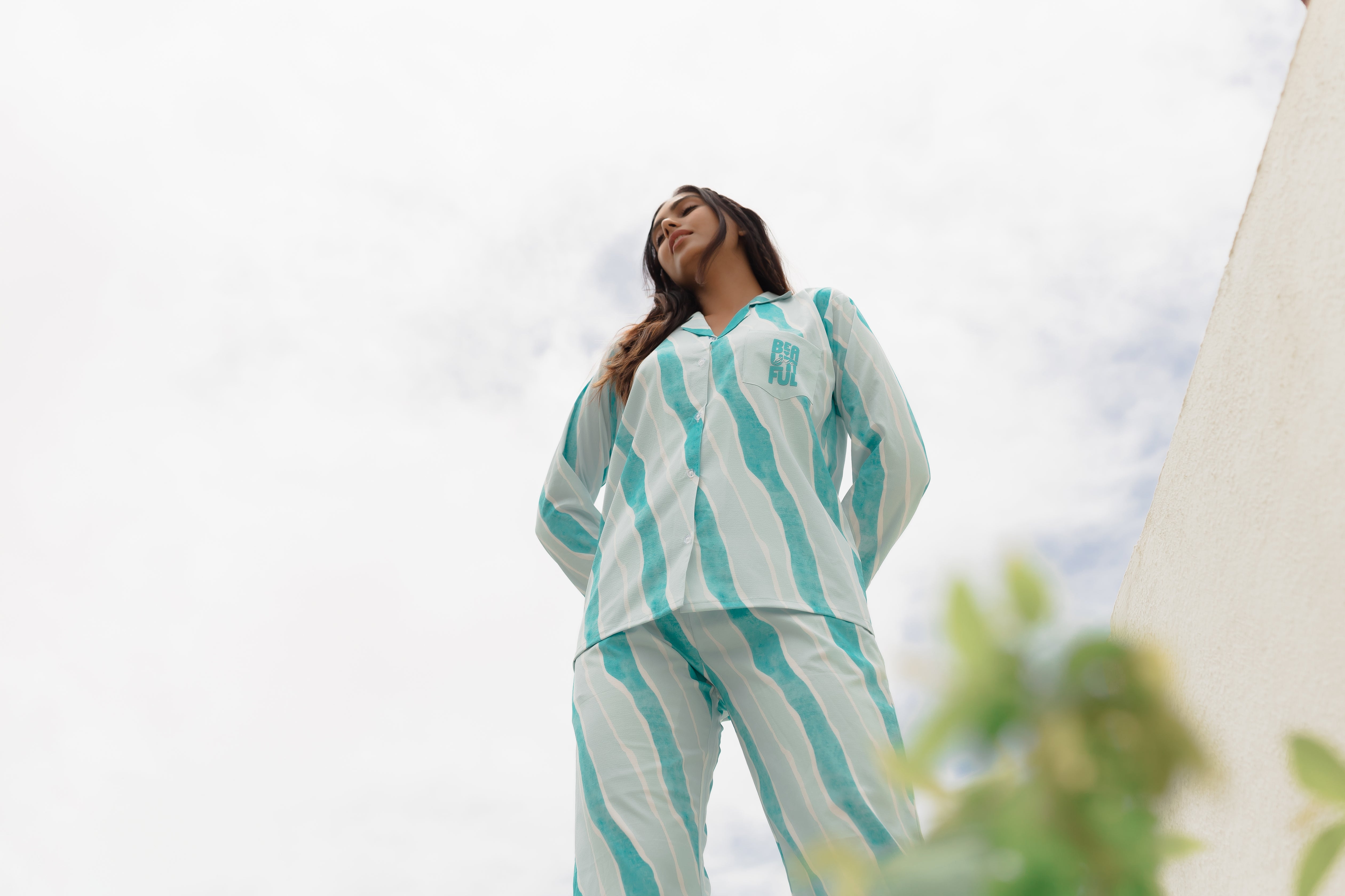Babe in Mint Blue PJ Set – House of Comfort