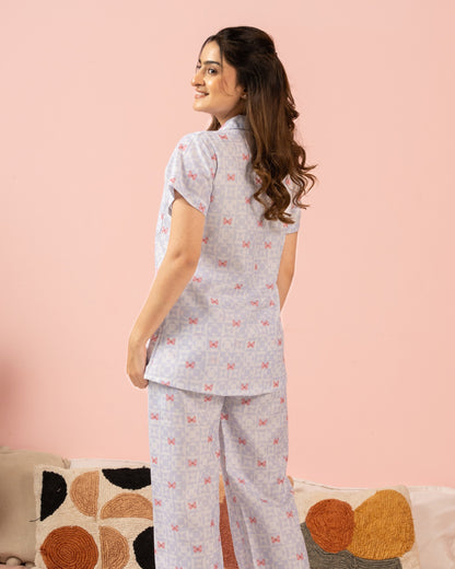 Butterfly Bliss Braless PJ Set House of Comfort
