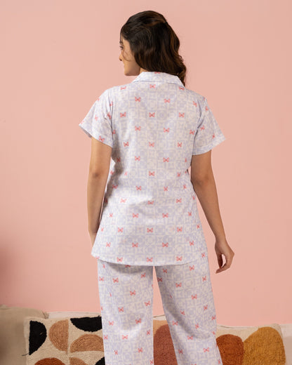 Butterfly Bliss Braless PJ Set House of Comfort