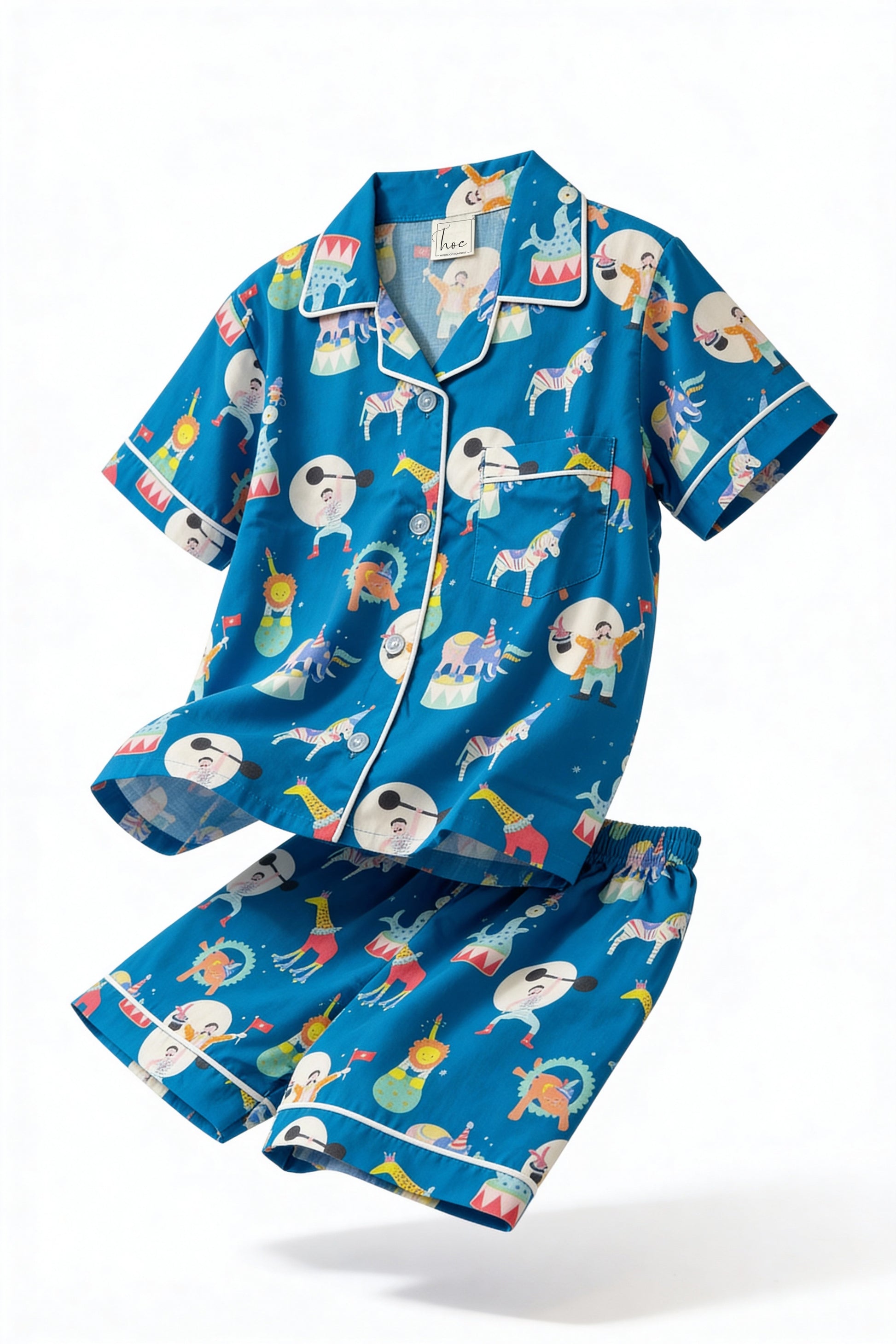 Circus Themed Shorts Set House of Comfort