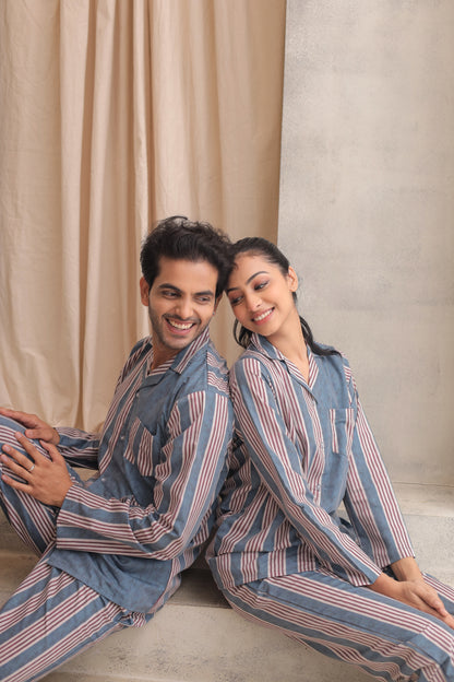 Twinning & Winning Couple PJ Set- Female thehouseofcomfort
