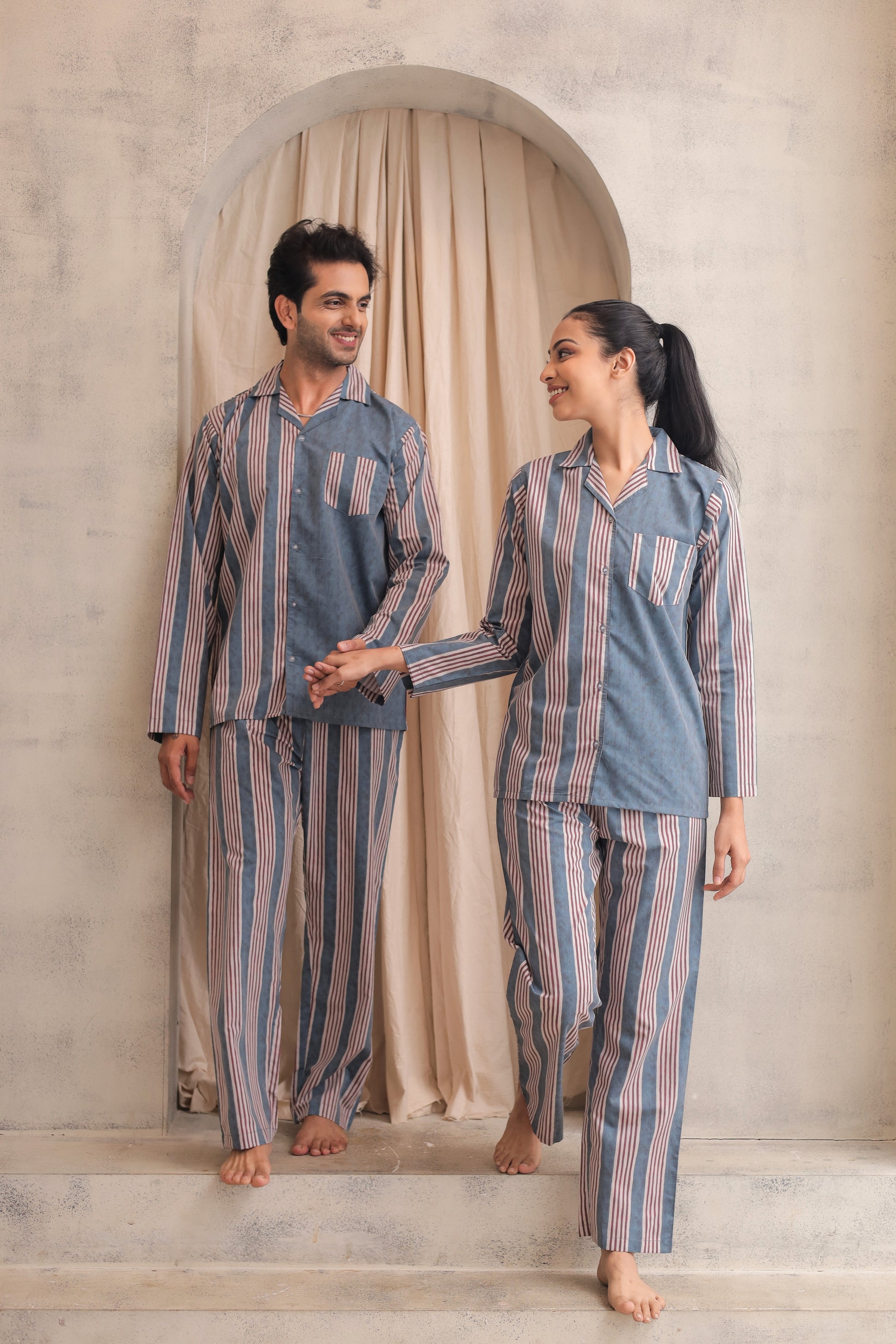 Twinning & Winning Couple PJ Set- Female thehouseofcomfort