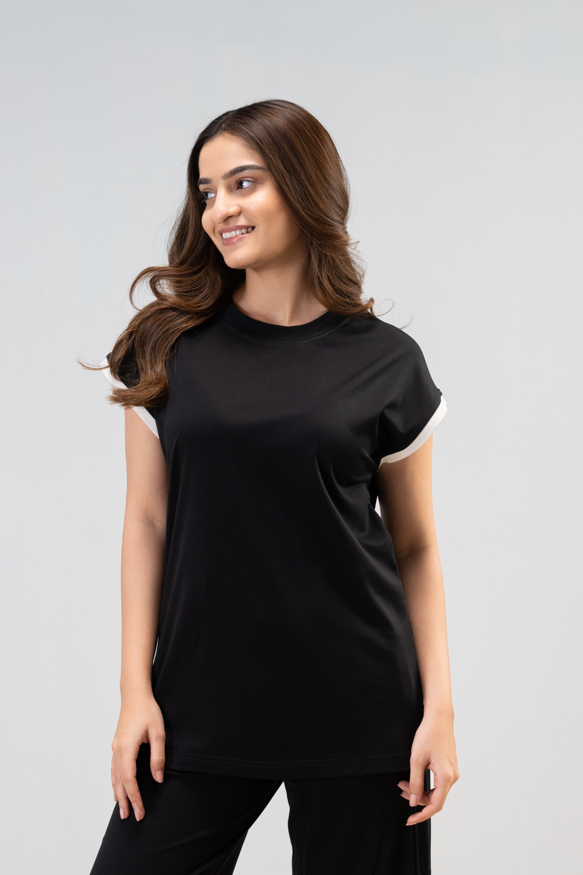 Carbon Black Lycra PJ Set House of Comfort