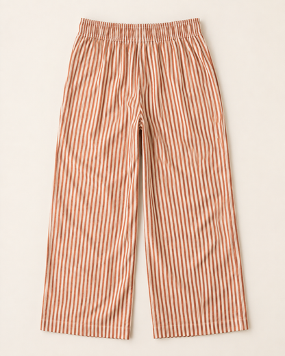 Mocha Stripe Pajamas House of Comfort