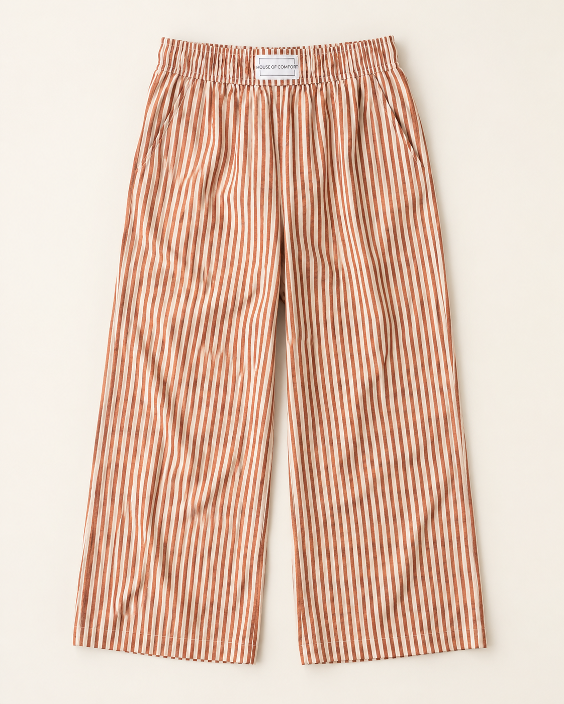 Mocha Stripe Pajamas House of Comfort