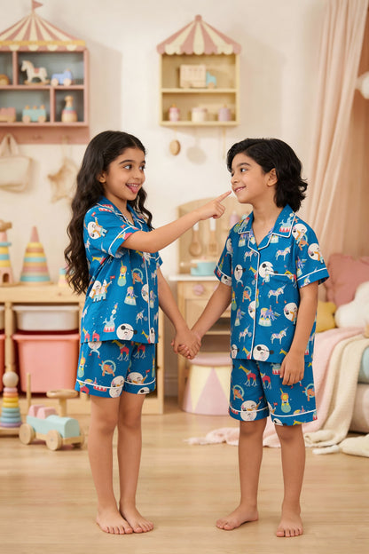 Circus Themed Shorts Set House of Comfort