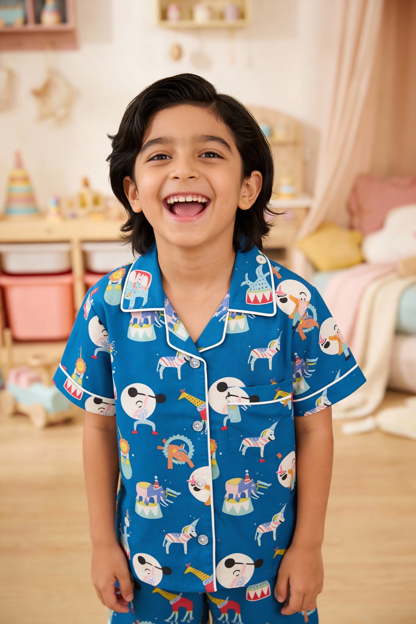 Circus Themed Shorts Set House of Comfort