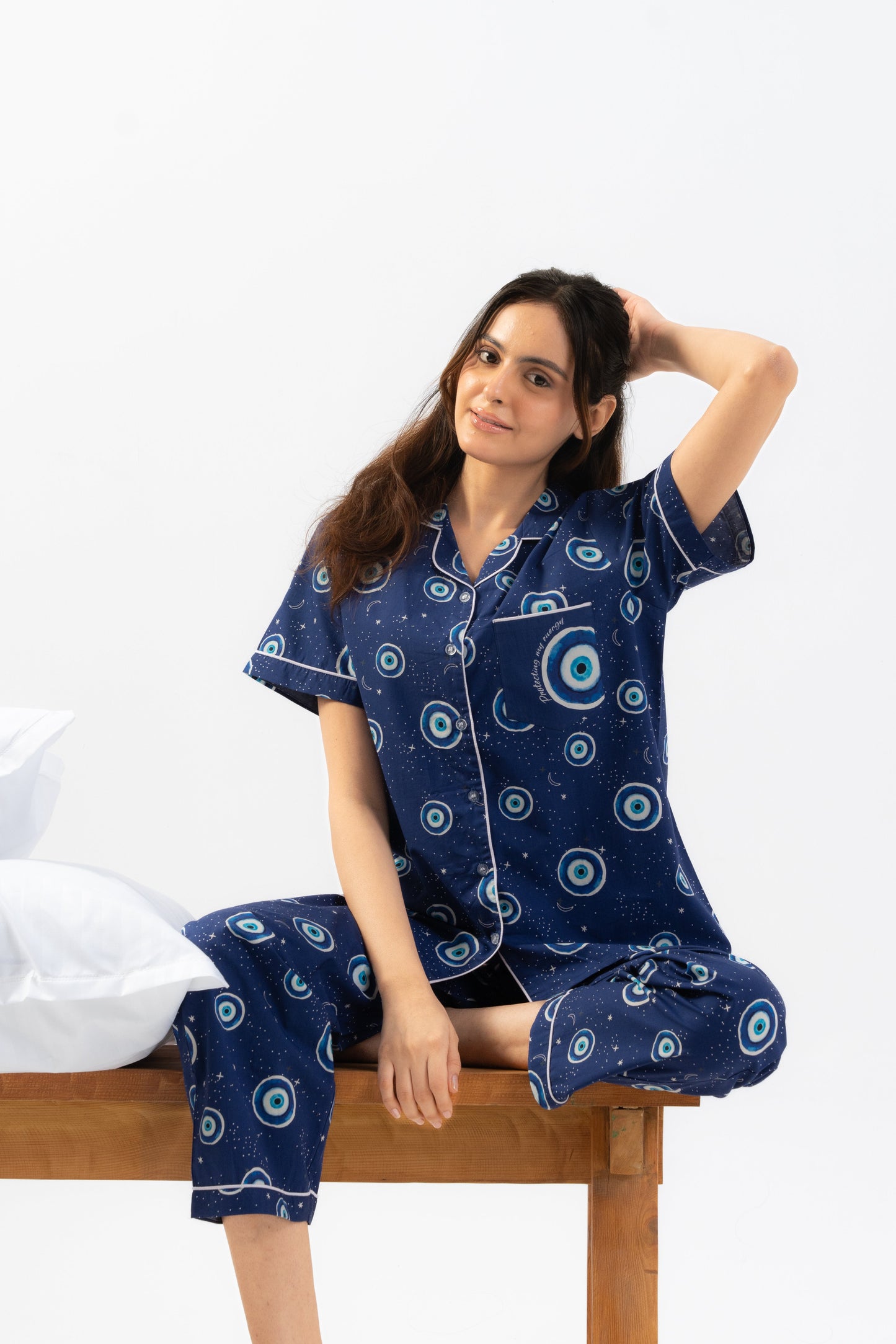 Classic Evil Eye PJ Set House of Comfort