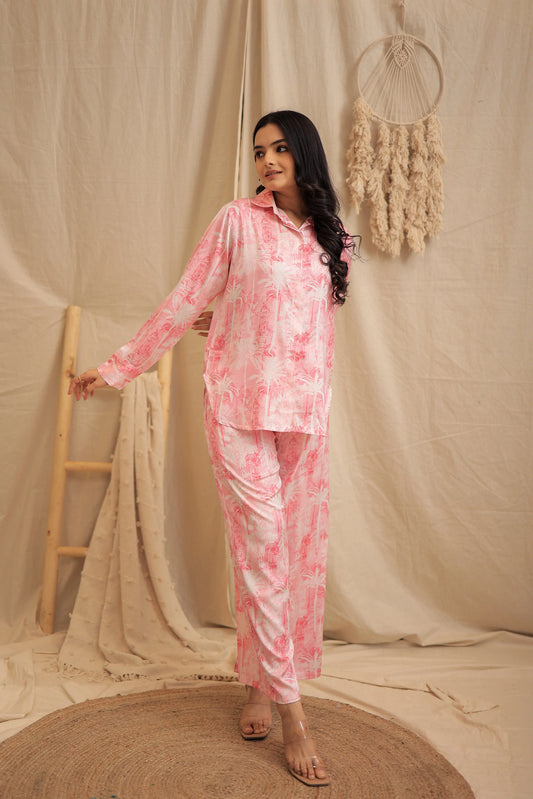 Beachside Blush Co-ord Set House of Comfort