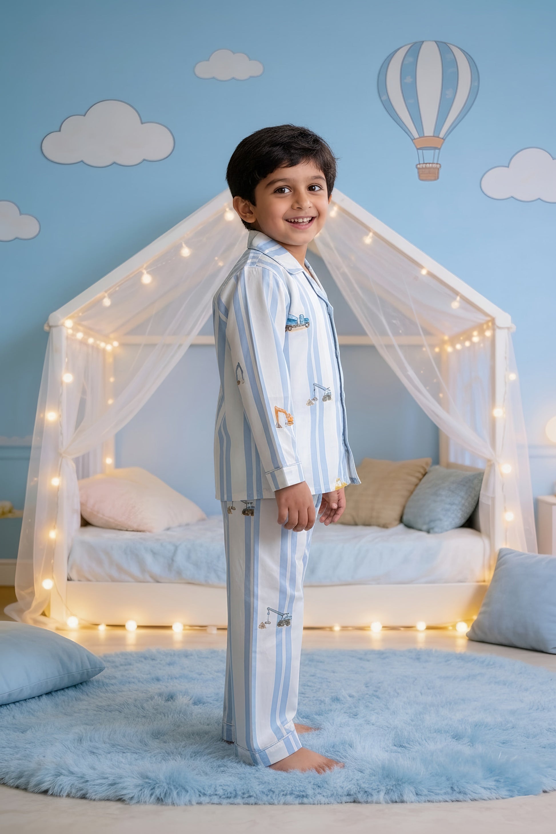 Tiny Trucks PJ Set House of Comfort