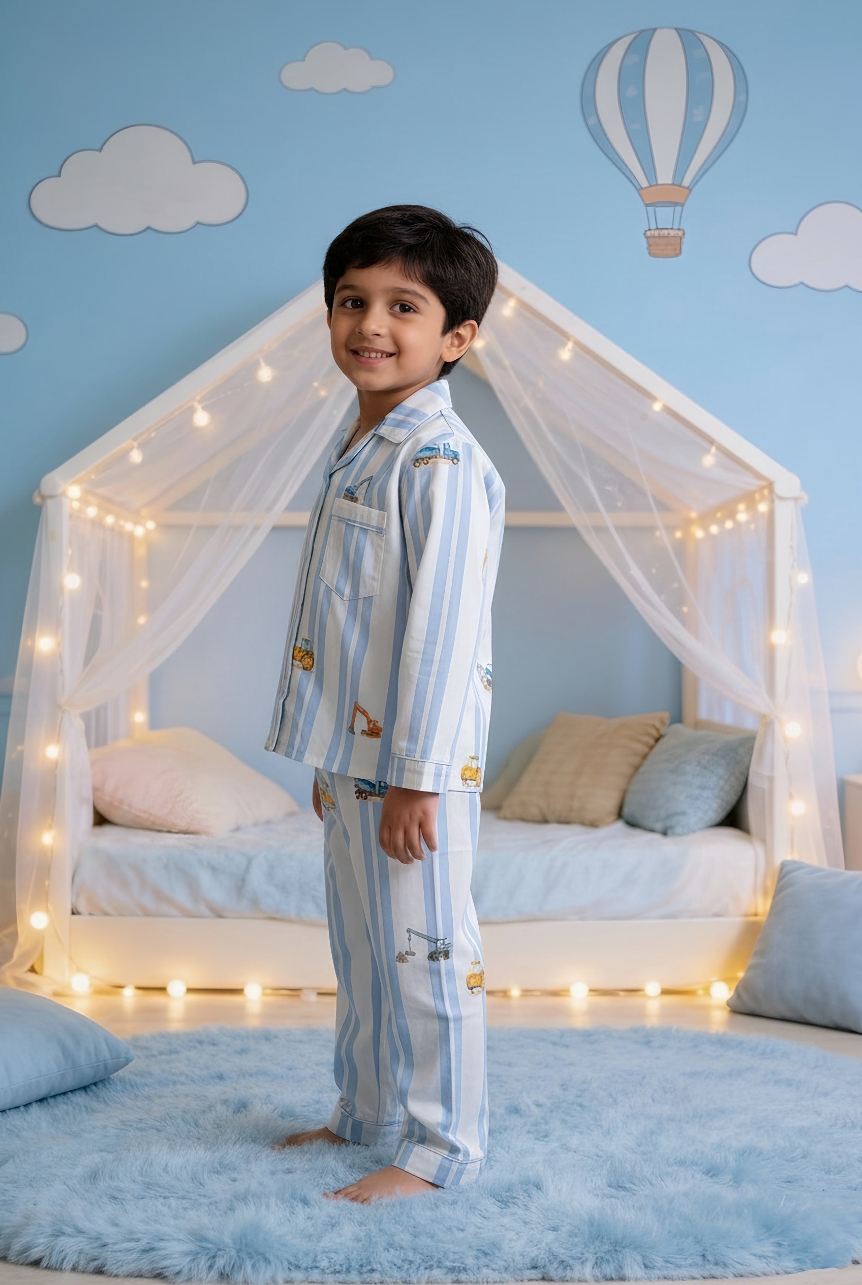 Tiny Trucks PJ Set House of Comfort