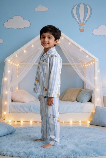 Tiny Trucks PJ Set House of Comfort