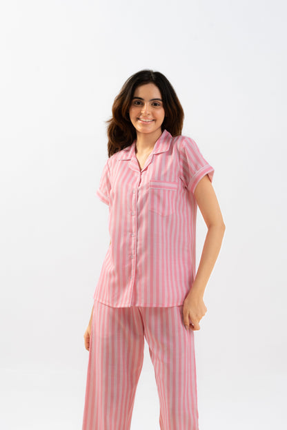 Cozy Striped PJ Set thehouseofcomfort