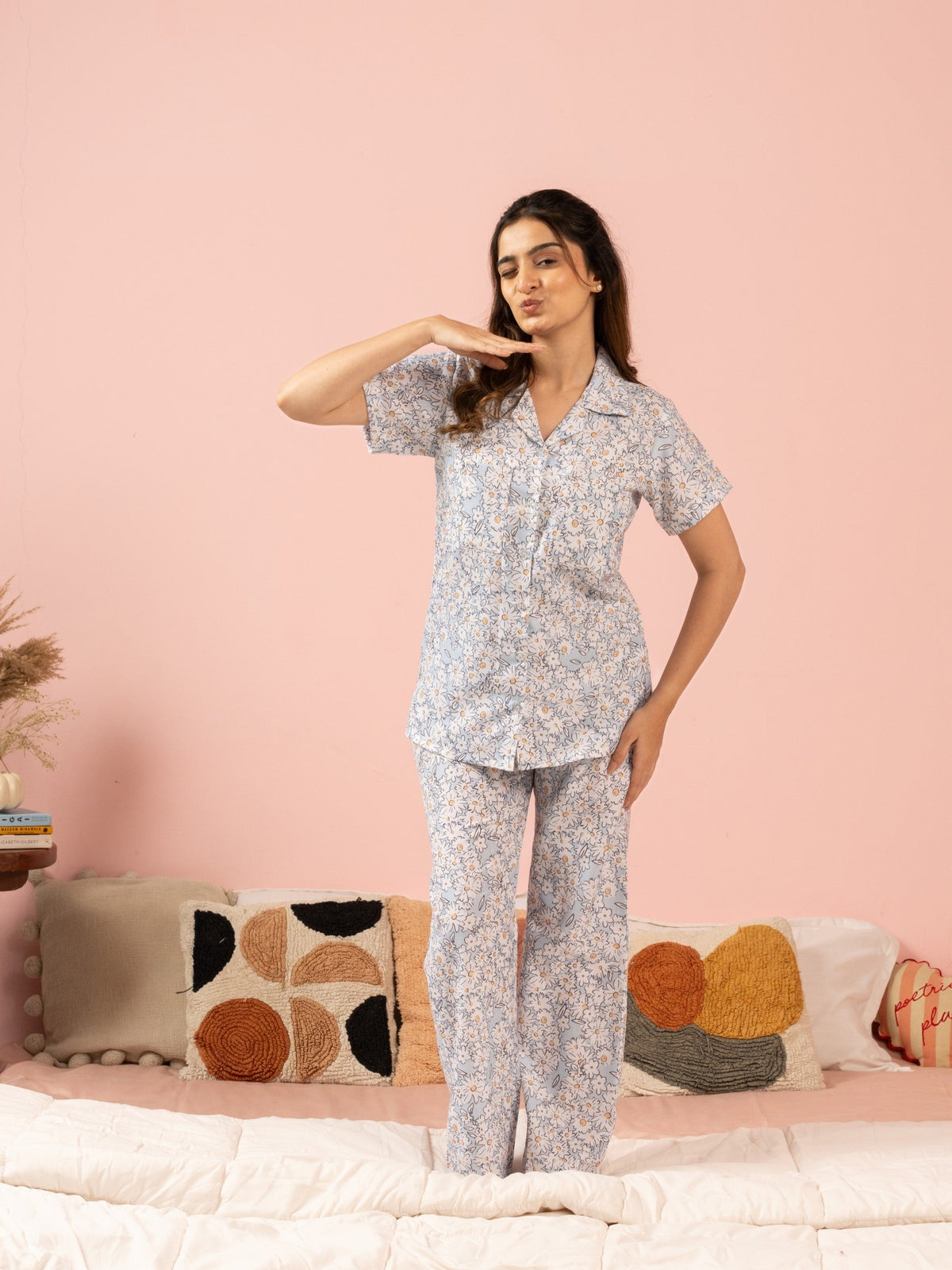 Garden Glow Braless PJ Set House of Comfort