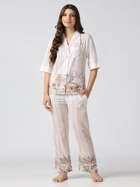 Dusk Petals PJ Set House of Comfort