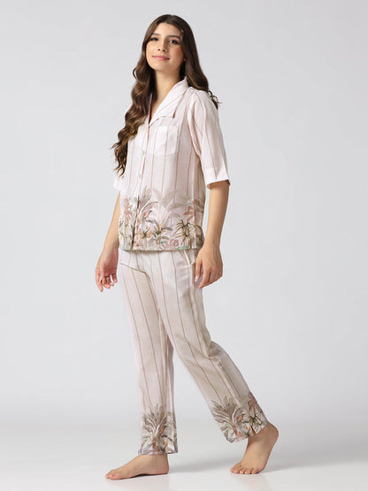 Dusk Petals PJ Set House of Comfort