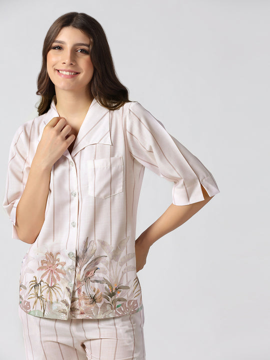 Dusk Petals PJ Set House of Comfort