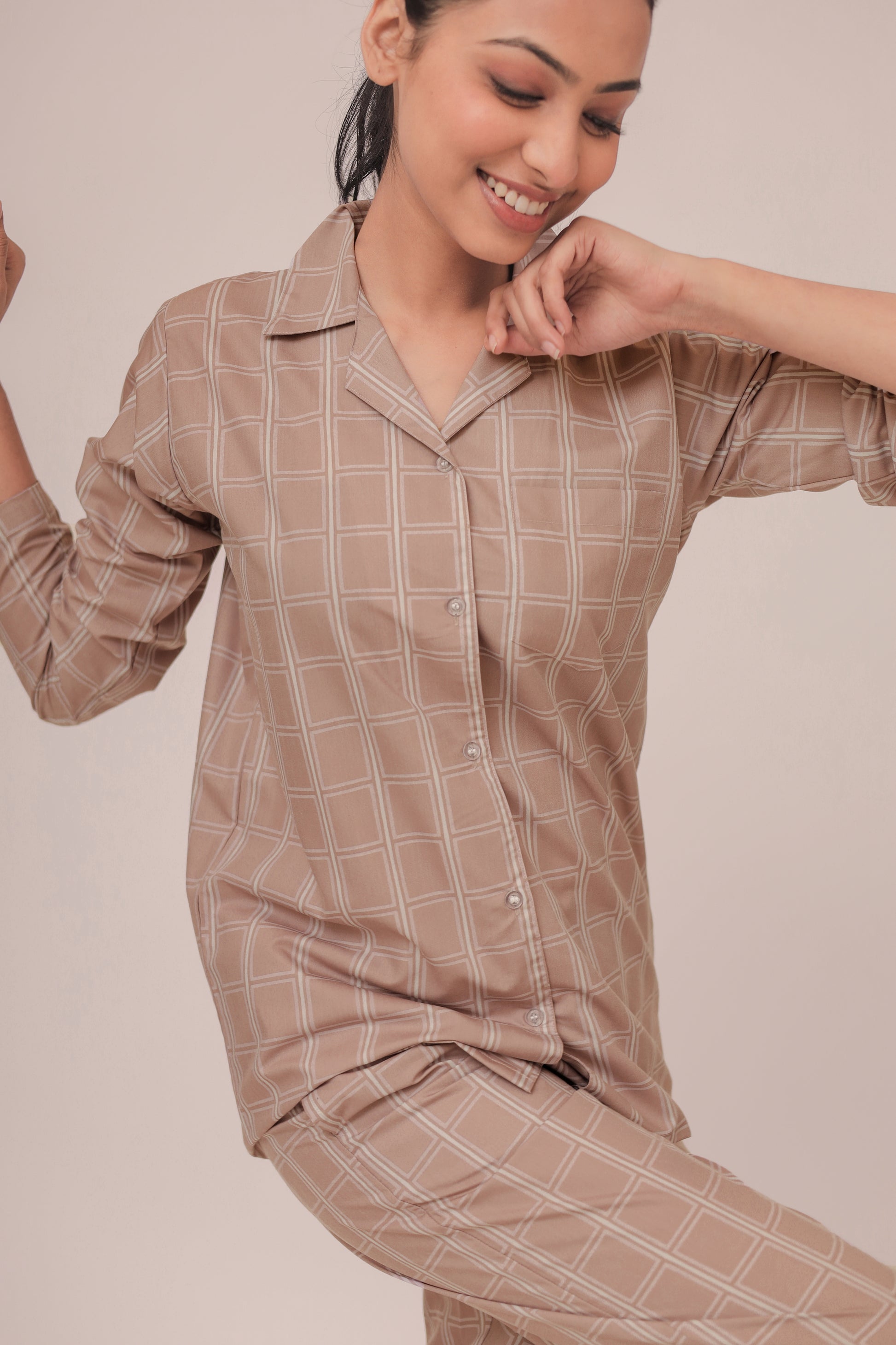 The All Squared Couple PJ Set- Female thehouseofcomfort