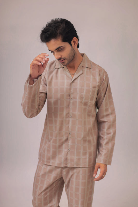 The All Squared Couple PJ Set- Male thehouseofcomfort