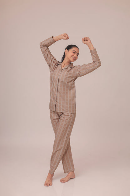 The All Squared Couple PJ Set- Female thehouseofcomfort