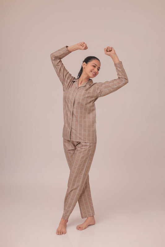 The All Squared Couple PJ Set- Female thehouseofcomfort
