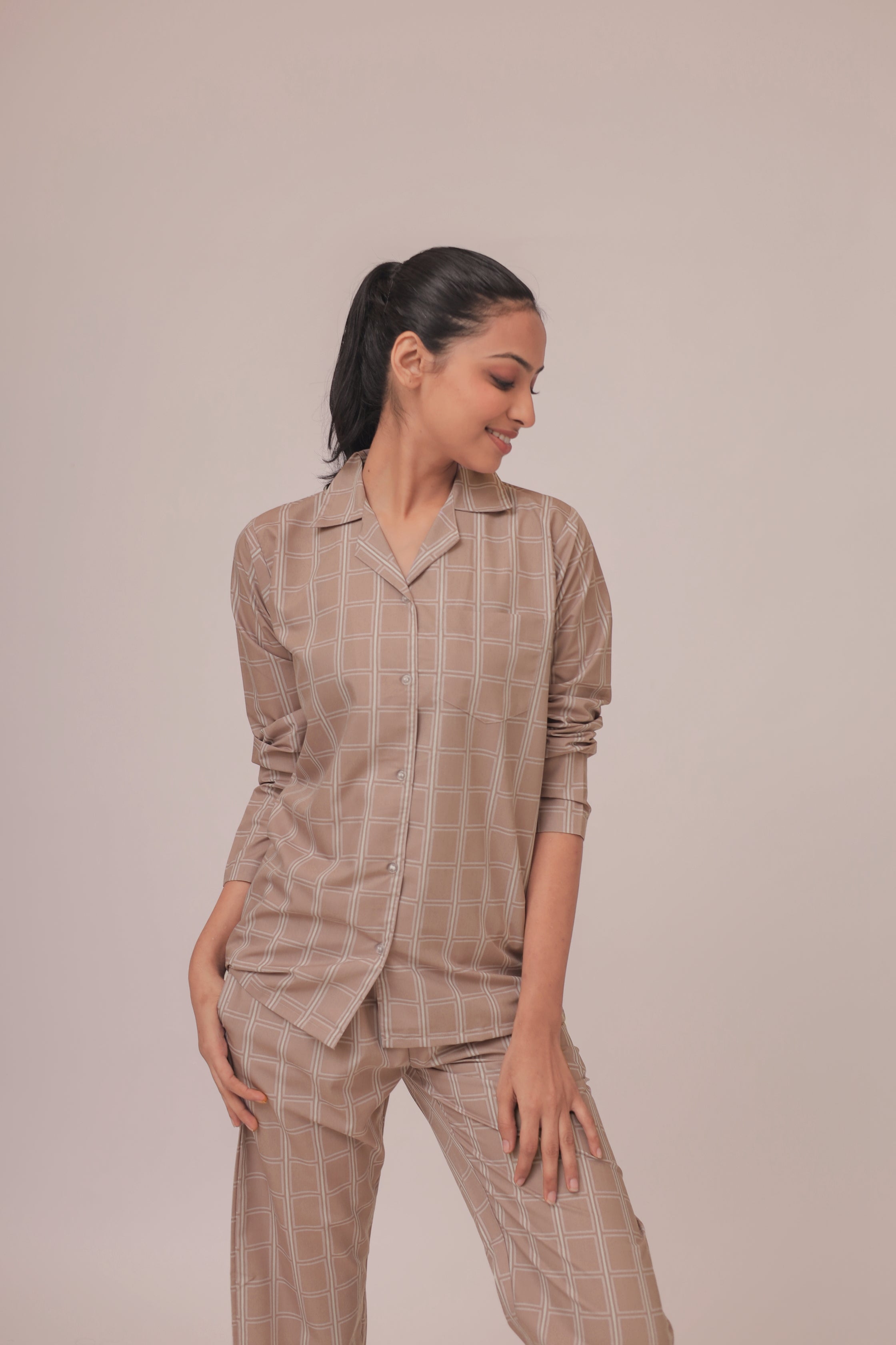 The All Squared Couple PJ Set- Female thehouseofcomfort