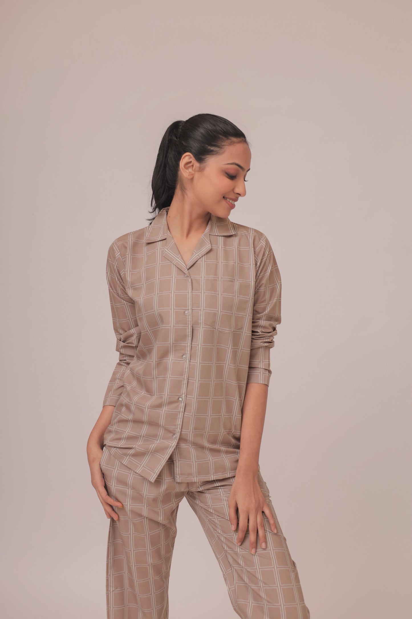 The All Squared Couple PJ Set- Female thehouseofcomfort