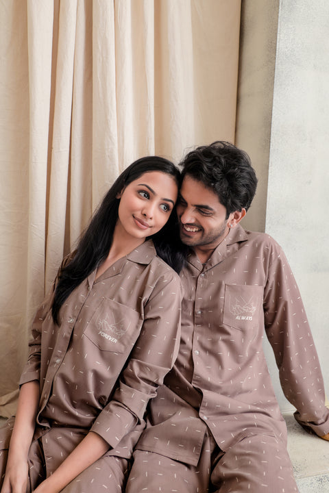 Forever & Always Couple PJ Set- Male thehouseofcomfort