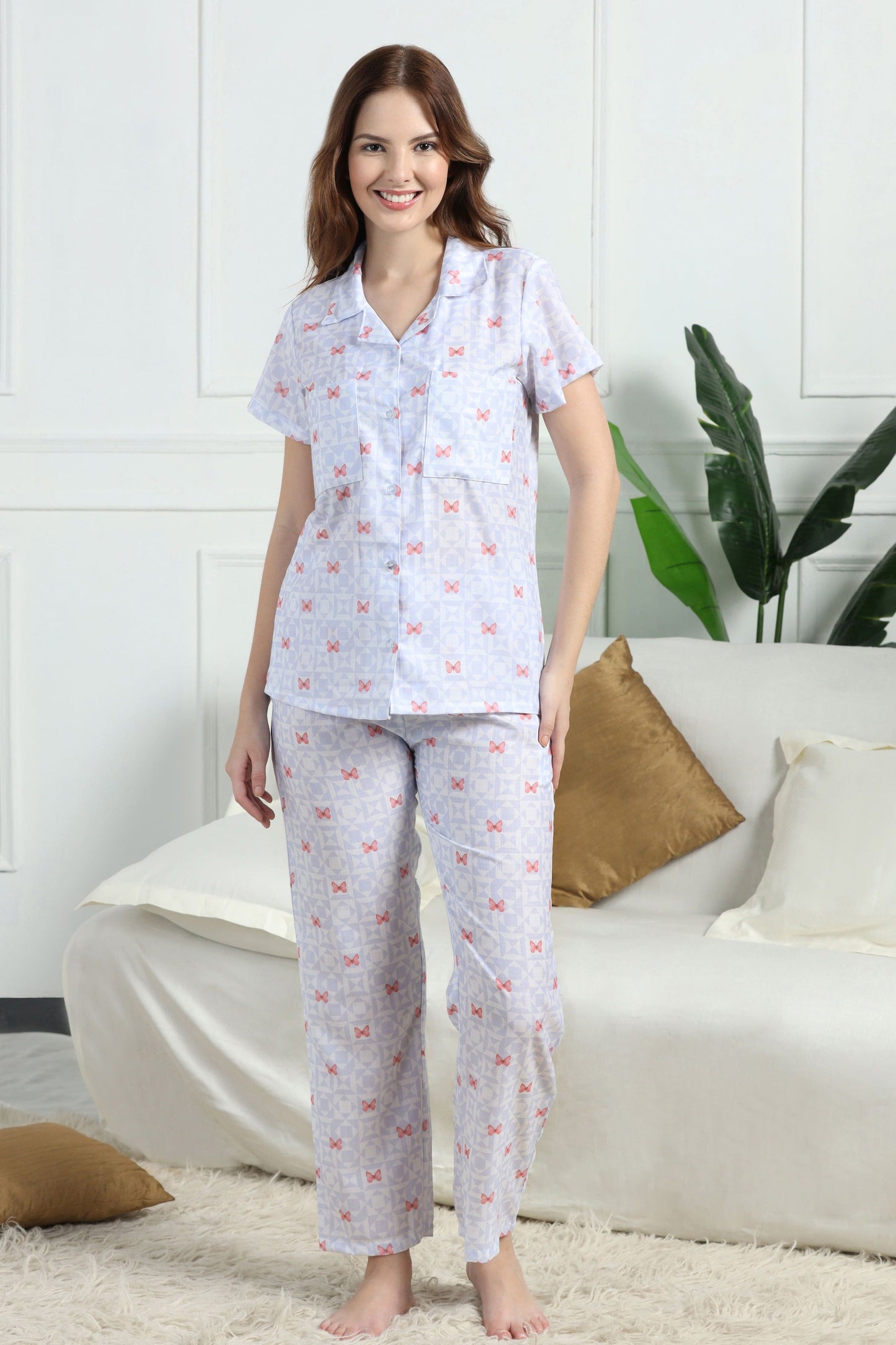 Butterfly Bliss Braless PJ House of Comfort