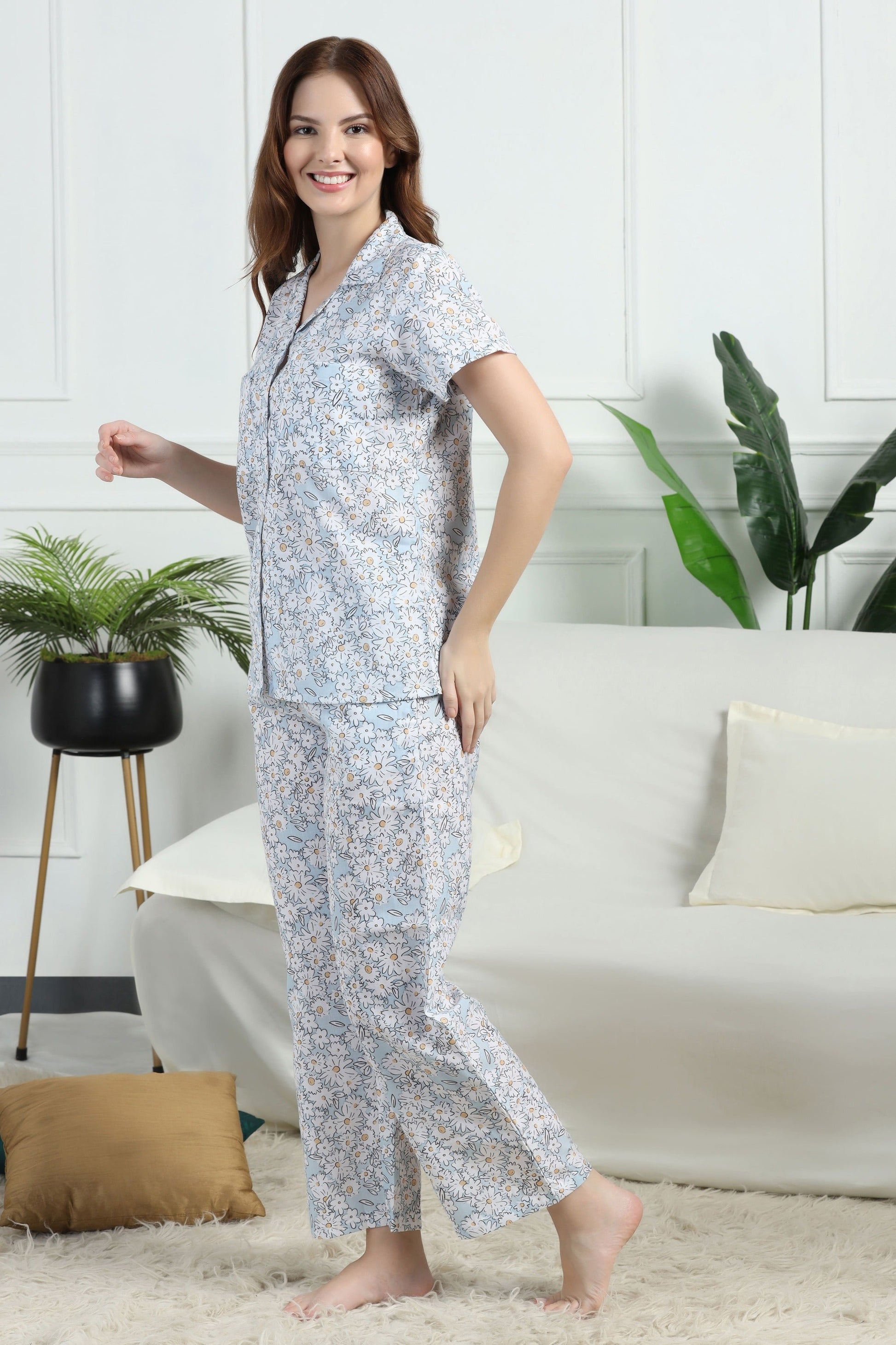 Garden Glow Braless PJ Set House of Comfort
