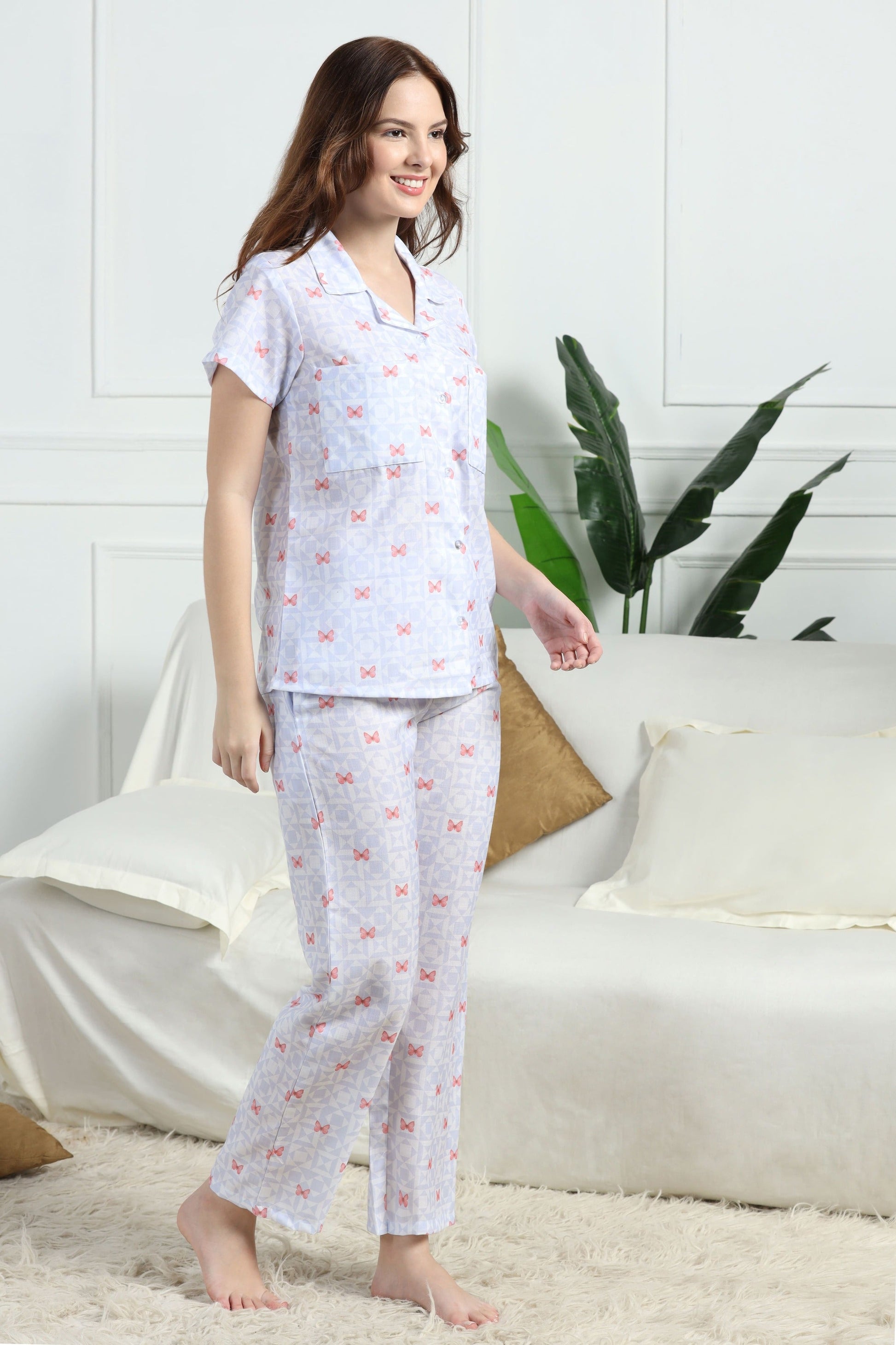 Butterfly Bliss Braless PJ House of Comfort