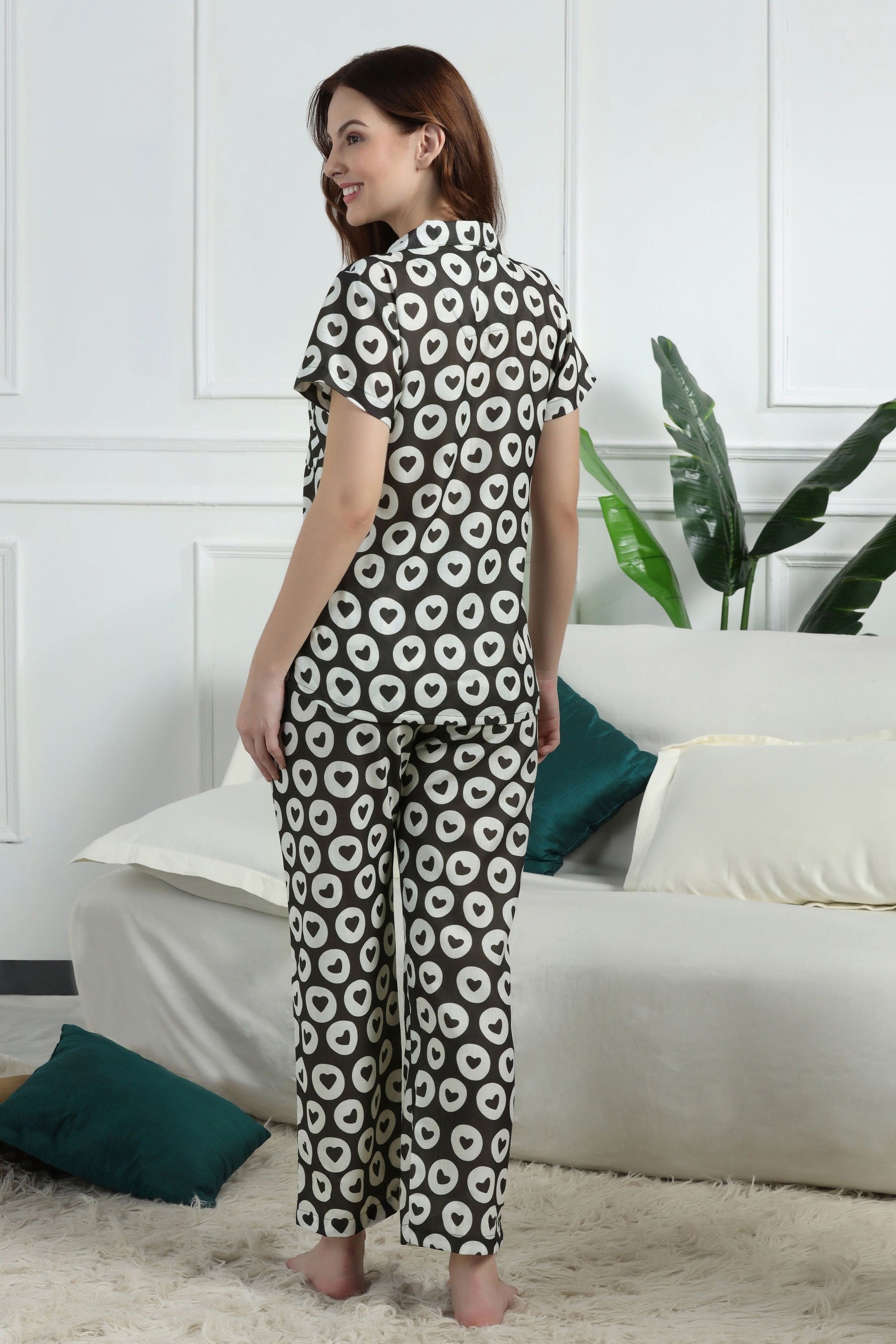 Retro Romance Braless PJ Set House of Comfort