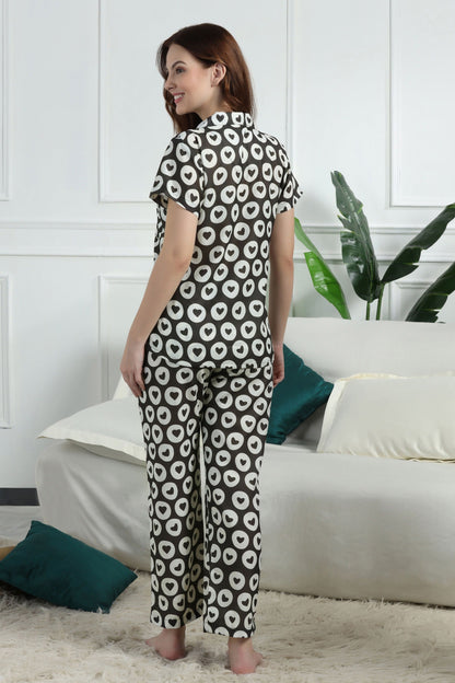 Retro Romance Braless PJ Set House of Comfort