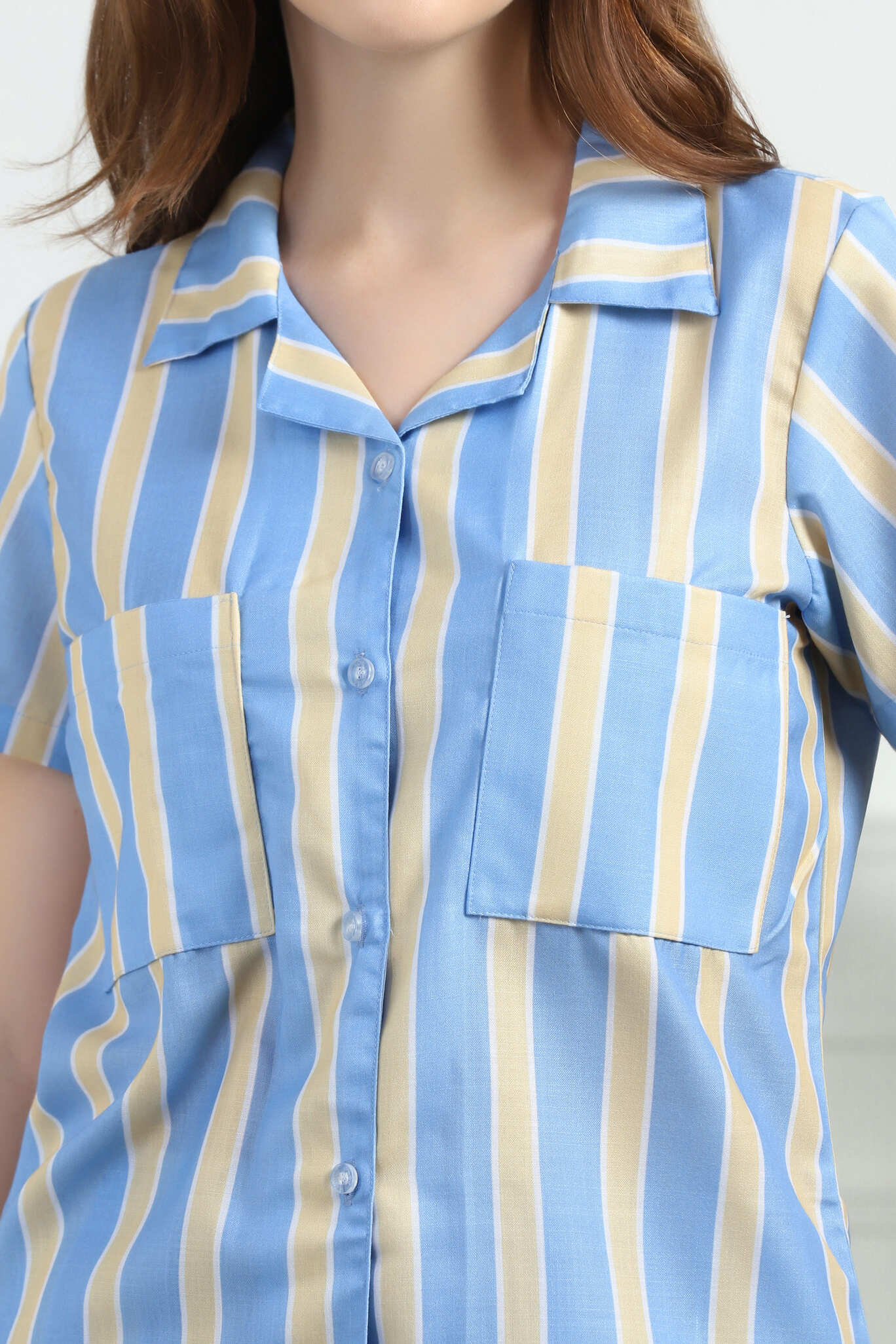 Suuny Stripes Braless PJ Set House of Comfort