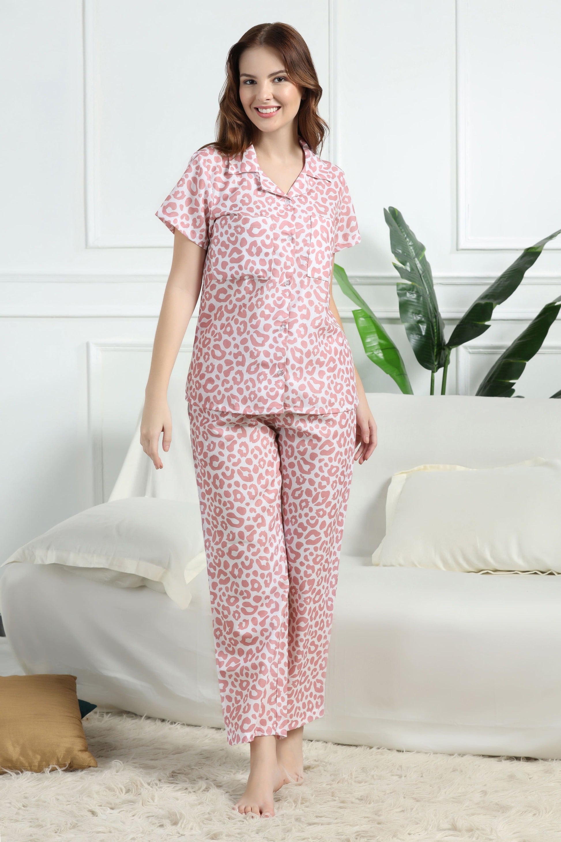 Pink Panther Braless PJ Set House of Comfort