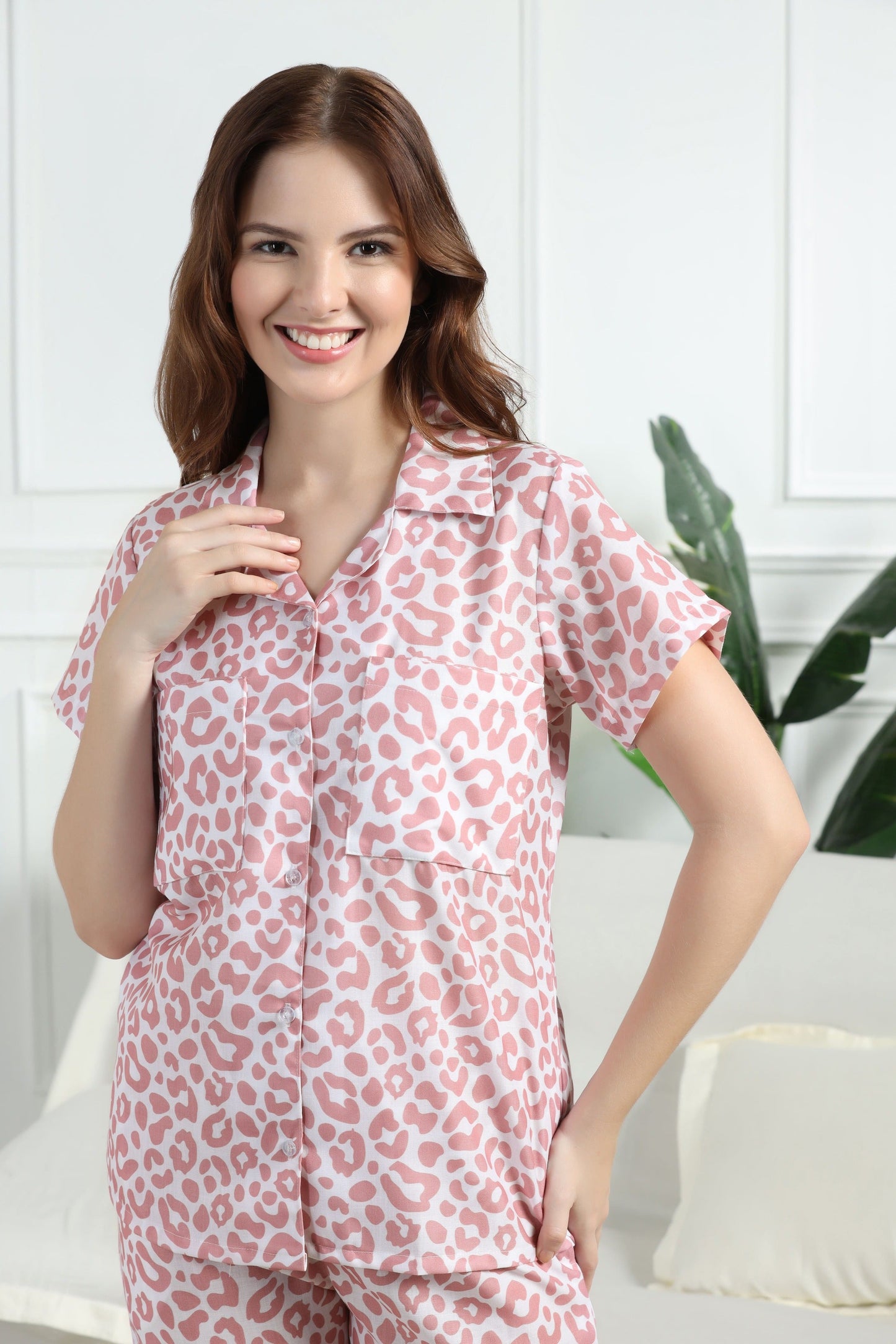 Pink Panther Braless PJ Set House of Comfort
